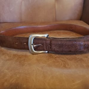 Vintage Hippopotamus Leather Belt